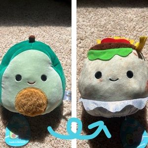 Squishmallows NWT Flip A Mallows Austin & Bernardo